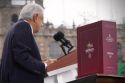 Con buen clima y leve viento, el Z&oacute;calo que recibi&oacute; al Presidente AMLO lo despide