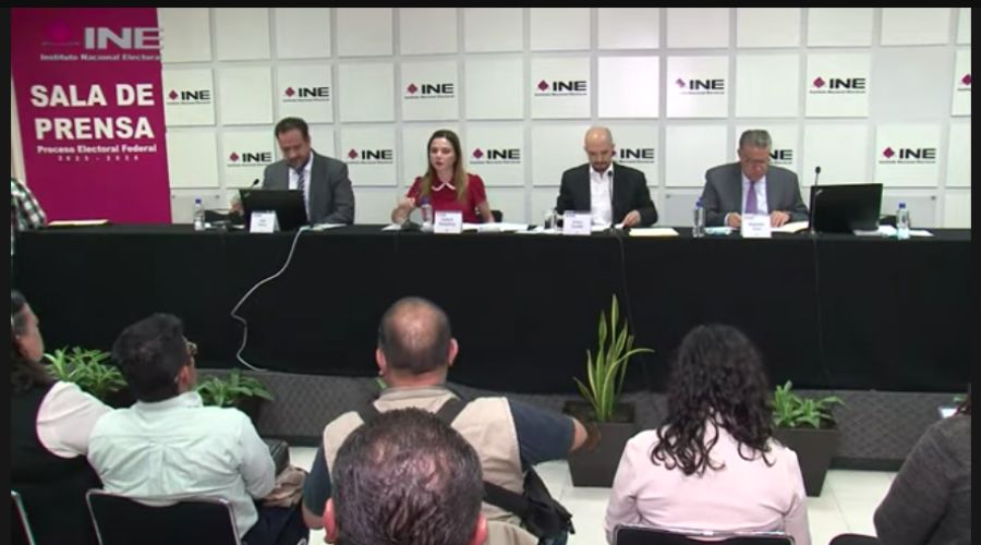 INE conferencia de prensa